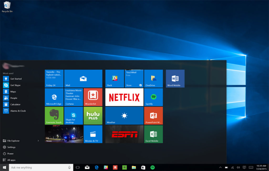 Windows 10 is a personal computer operating system developed and released by Microsoft as part of the Windows NT family of operating systems. It was released on July 29, 2015. It is the first version of Windows that receives ongoing feature updates