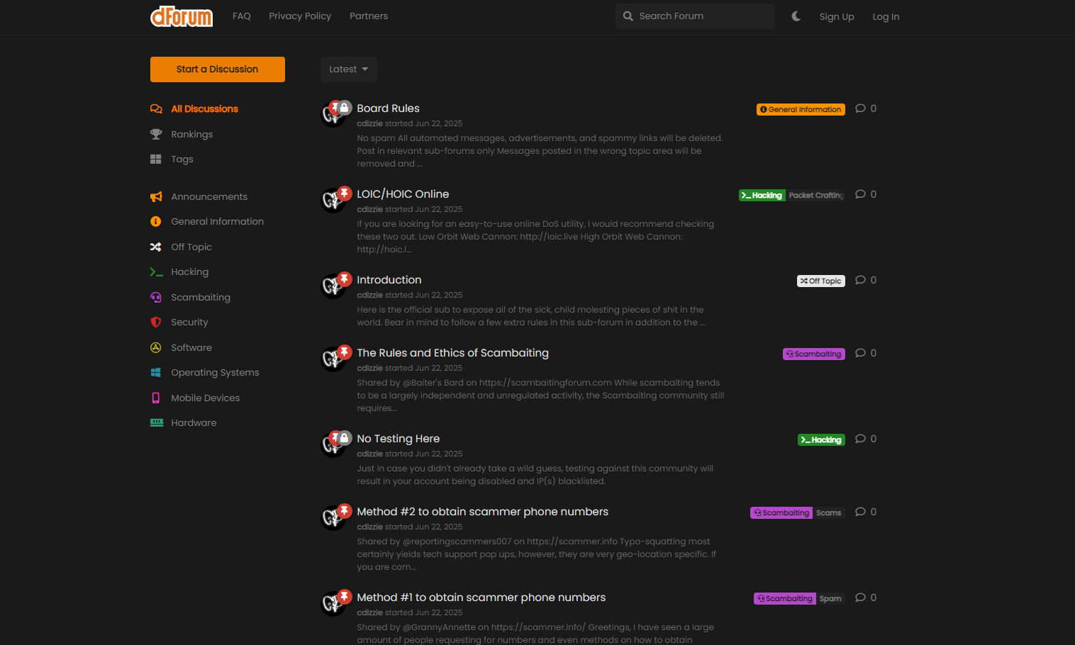dizzie-forums-screenshot dizzieforums.com screenshot